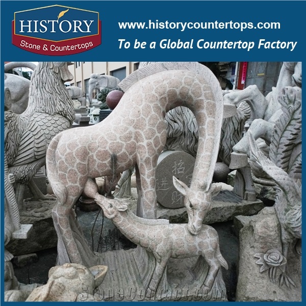 China Manufactures Yellow Granite Hand-Carved Exquisite Crocodile Statue for Garden Decorations Large Stone Animal Sculptures