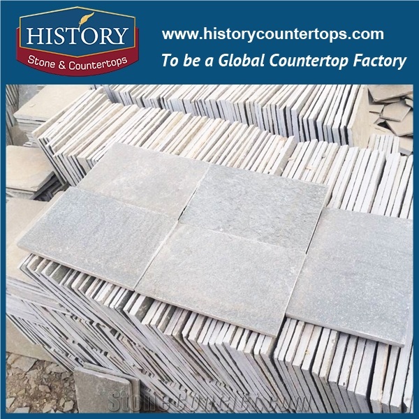 China Rectangle Dark Grey Color Slate Tiles with One Finish Side and One Honed Side for Park Rode Pavers, Home Wall Cladding and Floor Covering