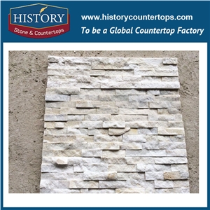 Cut-To-Size Irregular Surface Internal and External Wall Decoration Covering Manufactured Rustic Multi-Patterns Strip Quartzite Culture Stone
