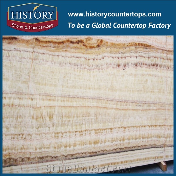 Factorty Direct Sale Chinese First Class 15-20mm Fantastic Stock Ice Onyx Stone Big Slab for Floor Tiles Wall Cladding
