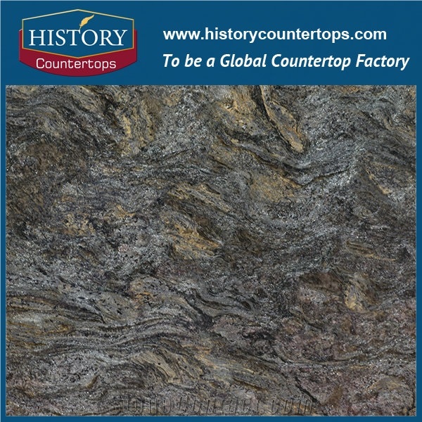Good Price Brazil Platium Galaxy Granite Slab/Gold Galaxy Granite Slabs/Decorative Bathroom Tile
