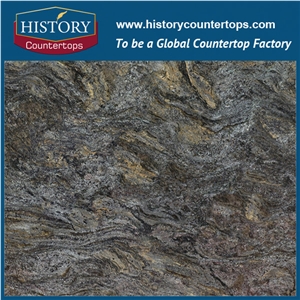 Good Price Brazil Platium Galaxy Granite Slab/Gold Galaxy Granite Slabs/Decorative Bathroom Tile