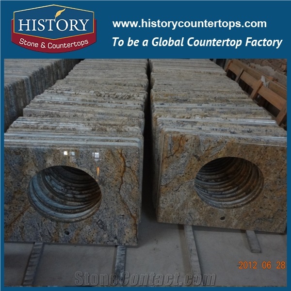High Quality and Good Price Black Quarts Granite, Natural Stone Kitchen Countertops,White Bench Tops,Polished Surface Kitchen Countertop,Custom Size Stone Granite Countertop