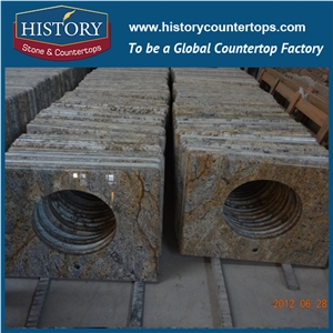 High Quality and Good Price Black Quarts Granite, Natural Stone Kitchen Countertops,White Bench Tops,Polished Surface Kitchen Countertop,Custom Size Stone Granite Countertop