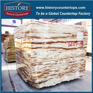 History Chinese Hot Sale Cheap Building Material Harmonious White Onyx Blocks, Tiles and Slabs Book Match Style for Fire Stair Walls, Private Villa Decoration, Tv Background