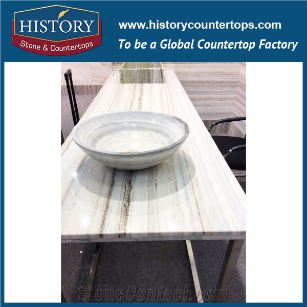 History Natural Stonehm125 Crystal Wooden Graining Antique Flat Edges Wholesale Prefab Trim Molding Shaped Modern Style Solid Surface for Countertops, Bathroom Vanity Tops & Bathroom Cabinets