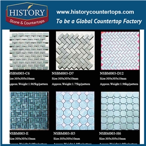 History Stone 2017 New Design Wall Borders, Floor Covering Hexagon Shape Irregular Natural Stone Slate Mosaic Export from China