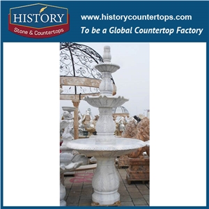 History Stone China Deft Manufacturer Modern Design Fountain, Yellow Granite Pony Child Piping up Fountain for Househlod Decoration with Low Price, Stone Sculptured Water Fountain