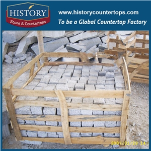 History Stone China Factory Supply Light Grey Natural Granite Tile Competitive Price Outdoor Wall Tiles, Wall Covering, Garden Walkway, Driveway Paving Landscaping Stones Cobblestone& Pavers