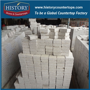 History Stone China Own Supplier G682 Light Yellow Beige Natural Granite Tile Outdoor Foot Walk, Garden Walkway, Driveway Paving, Terrace Floors, Courtyard Road Paver Cobblestone& Pavers
