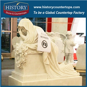 History Stone Chinese Hot-Selling High Quality Wholesale Decorative Products, Elaborate Design High Polished White Marble Thinking Woman with Wreath in Hand Statue,Human Sculptures Handcrafts
