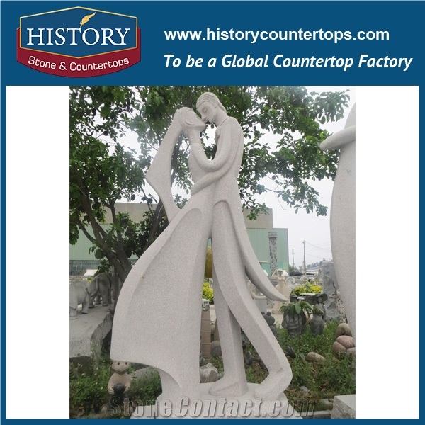 History Stone Chinese Hot-Selling New Design High Quality Wholesale Products, Natural Granite Grey Color Garden Religious Standing Lady Statue with Basket Cheap Price for Decorations, Human Sculptures
