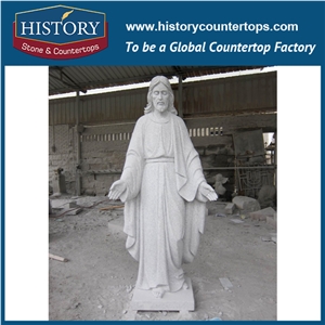 History Stone Chinese Hot-Selling New Design High Quality Wholesale Products, Natural Granite Yellow Color Garden Lady Statue with Basket Cheap Price for Decorations, Human Sculptures Handcrafts