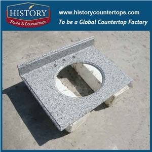 History Stone Hg012 G640 Sardinian Customized Wholesale Shaped Commercial Integrated Furniture Replacement for Building Countertop, Bar Tops, Island Tops