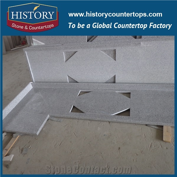 History Stone Hg012 G640 Sardinian Customized Wholesale Shaped Commercial Integrated Furniture Replacement for Building Countertop, Bar Tops, Island Tops