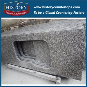 History Stone Hg016 G664 Bainbrook Brown Double Ogee Standard Prefab Size Custom Made Bathroom Design Granite Countertops & Bathroom Vanity Top History Stone Hg016 G664 Bainbrook Brown Double Ogee Standard Prefab Size Custom Made Bathroom Design Granite Countertops & Bathroom Vanity Top