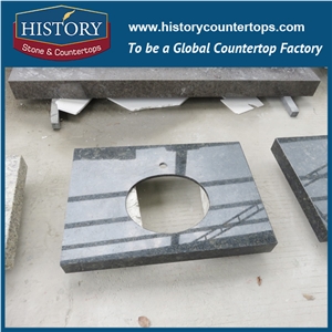 History Stone Hg050 Butterfly Green Bevel Top Edge Cut-To-Size Chinese Prefabricated Laminate Countertops & Bathroom Vanity Top for Hotel Project