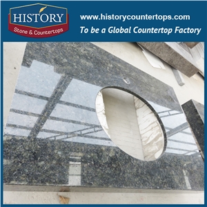 History Stone Hg050 Butterfly Green Customised Bevel Top Wholesale French Style for Countertop, Vanity Tops, Bathroom Vanity Top
