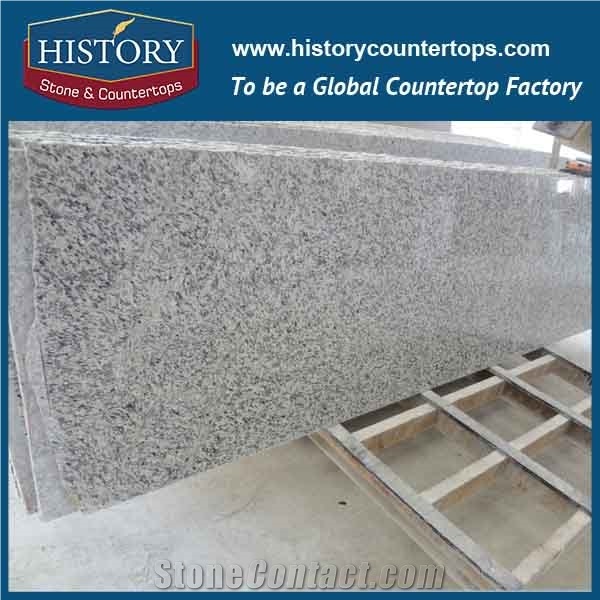 History Stone Hg069 Tiger Skin White Polished Edge Cudtom Made Laminated Bullnose Countertops & Bathroom Vanity Top New Design for Indoor Construction