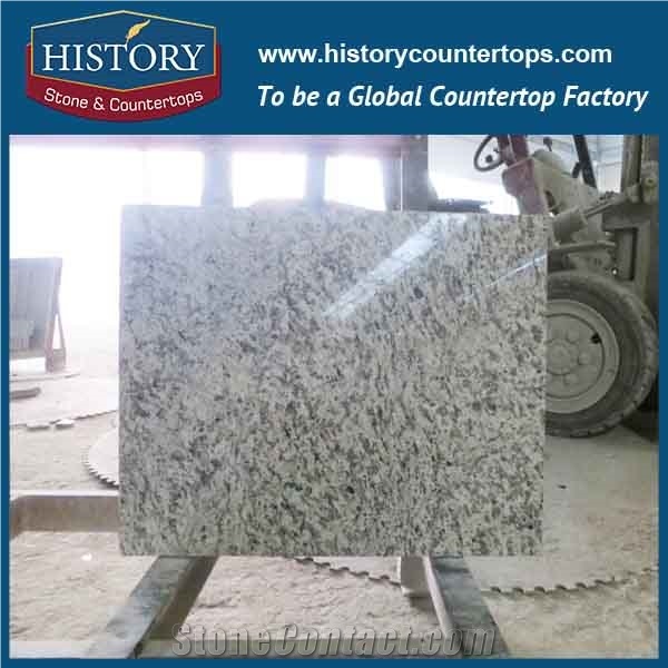 History Stone Hg069 Tiger Skin White Polished Edge Cudtom Made Laminated Bullnose Countertops & Bathroom Vanity Top New Design for Indoor Construction