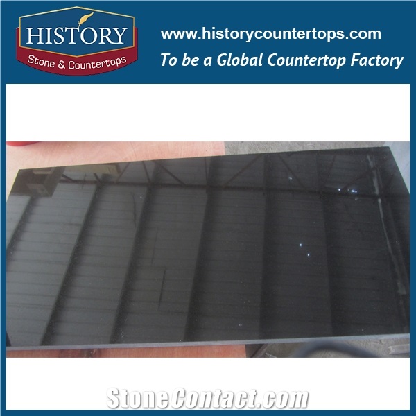 History Stone Hg086 Mongolia Black Radius Top Special Polished Bathroom Kit Smooth Surface for Granite Countertops & Vanitty Top Options by Price