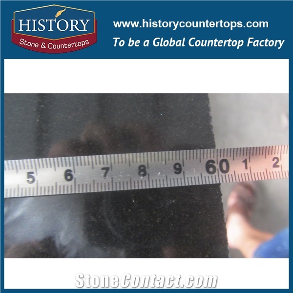History Stone Hg086 Mongolia Black Radius Top Special Polished Bathroom Kit Smooth Surface for Granite Countertops & Vanitty Top Options by Price