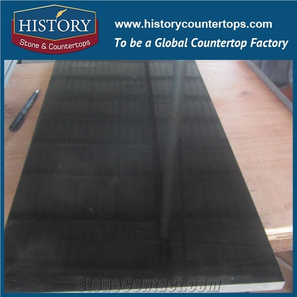 History Stone Hg086 Mongolia Black Radius Top Wholesale Shaped Commercial Integrated Design Solid for Building Countertop, Bathroom Vanity Tops, Bath Top