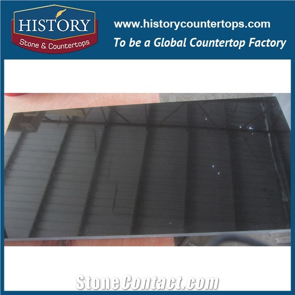 History Stone Hg086 Mongolia Black Radius Top Wholesale Shaped Commercial Integrated Design Solid for Building Countertop, Bathroom Vanity Tops, Bath Top