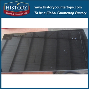 History Stone Hg086 Mongolia Black Radius Top Wholesale Shaped Commercial Integrated Design Solid for Building Countertop, Bathroom Vanity Tops, Bath Top