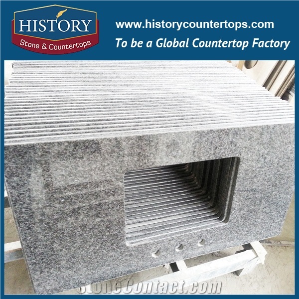 History Stone Hg092 G674 Ice Blue Customised Wholesale French Style Eased for Laboratory Countertop, Worktops & Island Tops