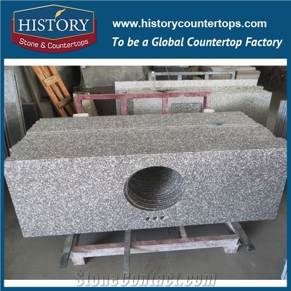 History Stone Hg092 G674 Ice Blue Customised Wholesale French Style Eased for Laboratory Countertop, Worktops & Island Tops