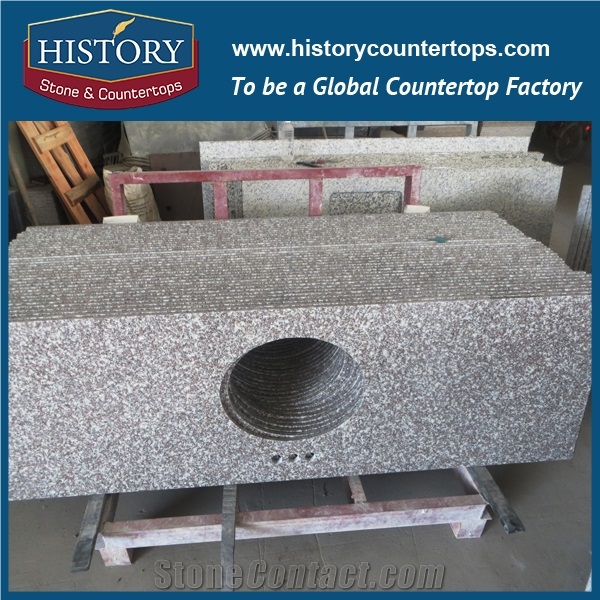 History Stone Hg092 G674 Ice Blue Customised Wholesale French Style Eased for Laboratory Countertop, Worktops & Island Tops