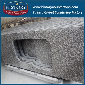 History Stone Hg092 G674 Ice Blue Customised Wholesale French Style Eased for Laboratory Countertop, Worktops & Island Tops
