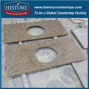 History Stone Hg175 Tropic Desert Antique Prefabricated Granite Factory Supplier Modular Customized Edges Solid for Apartment, Bathroom Vanity Tops