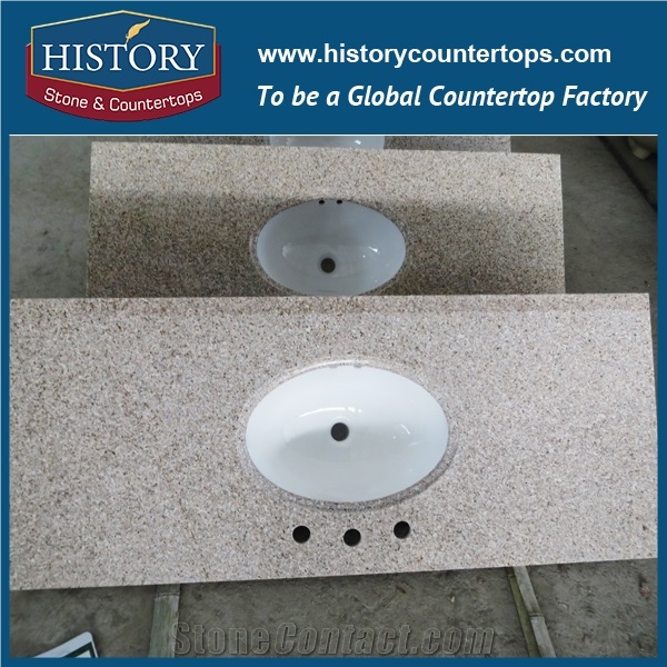 History Stone Hg175 Tropic Desert Antique Prefabricated Granite Factory Supplier Modular Customized Edges Solid for Apartment, Bathroom Vanity Tops