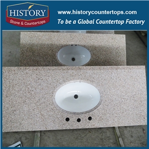 History Stone Hg175 Tropic Desert Antique Prefabricated Granite Factory Supplier Modular Customized Edges Solid for Apartment, Bathroom Vanity Tops