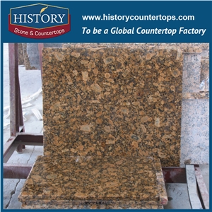 History Stone Hgj020 Giallo Fiorito Radius Top Wholesale Shaped Commercial Integrated Design Replacement for Building Countertop, Coffee Table, Bar Tops, Island Tops