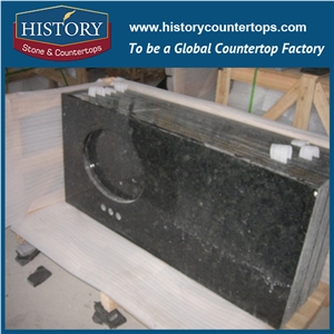 History Stone Hgj075 Tropical Green Antique Prefabricated Granite Factory Supplier Modular Furniture Durable for Apartment,Kitchen Countertop,Benchtops & Bar Tops, Counter