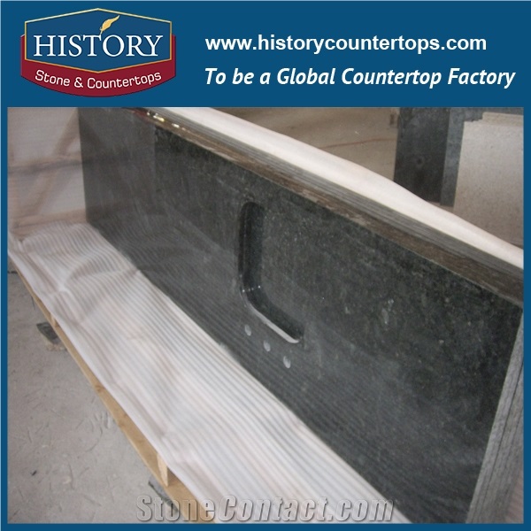 History Stone Hgj075 Tropical Green Antique Prefabricated Granite Factory Supplier Modular Furniture Durable for Apartment,Kitchen Countertop,Benchtops & Bar Tops, Counter