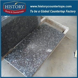 History Stone Hgj139 Silver Pearl Granite Standard Flat Products Factory Supply Composite Molded Base for Shaped Kitchen Top, Island Top, Countertop