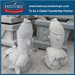 History Stone High Quality Cheap Price Wholesale Products, Natural Granite Grey Color Famous Customized Fishes Opening Mouth Sculpture, Hot-Selling for Decorations, Animal Statue & Handcrafts History Stone High Quality Cheap Price Wholesale Products, Natural Granite Grey Color Famous Customized Fishes Opening Mouth Sculpture, Hot-Selling for Decorations, Animal Statue & Handcrafts
