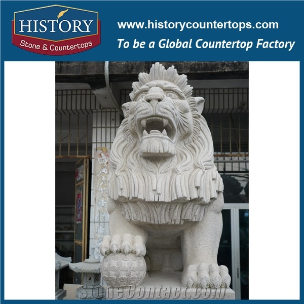 History Stone High Quality Cheap Price Wholesale Products, Natural Granite Yellow Color Famous Customized Vivid Gazing Deer Sculpture, Hot-Selling for Decorations, Animal Statue & Handcrafts