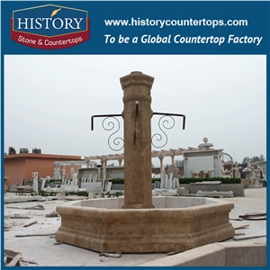 History Stone High Quality China Product with Factory Price, Natural High Polished Red Marble New Design Two Tiers Rotating Ball Garden Water Fountain, Rolling Ball Water Fountain