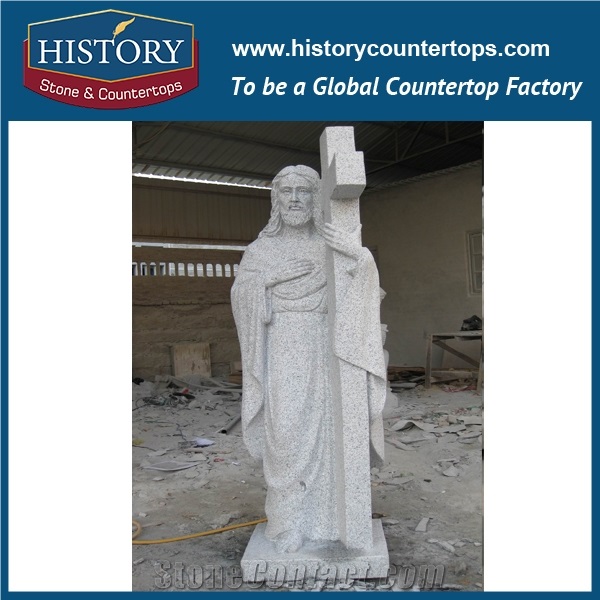 History Stone High Quality Wholesale Products, White Color Cut-To-Size Marble Carved Playing Mother and Son Statue for Decorations Indoors or Outdoors, Human Sculptures, Handcrafts