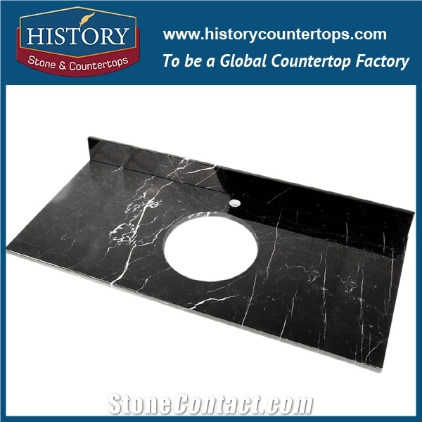 History Stone Hm100 Emperador High Polished Marble Low Cost Chinese Professional Building Material for Solid Surface Countertops & Bathroom Vanity Top Replacement Options
