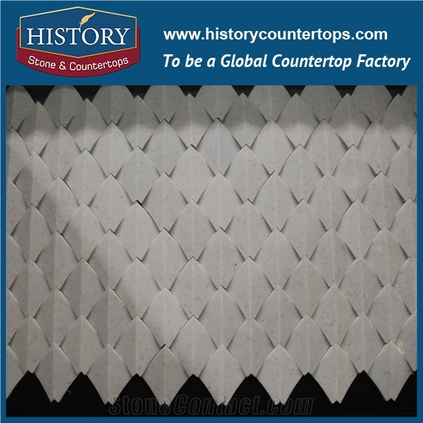 History Stone Home Design Natural Stone, Bianco Carrara Brick Style Linear Strip Mosaic Tile for Kitchen, Bathroom, Aquarium, Lobby Decoration, Decorative Floor & Wall White Marble Mosaic