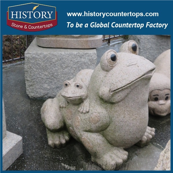 History Stone Hot-Selling High Quality Perfect Wholesale Products, Natural Yellow Granite Zodiac Cattle Bust Statue with Cheap Price for Garden, Zoo, House Decorations, Animal Sculptures & Handcrafts