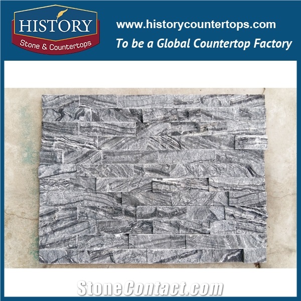 History Stone Natural Surface Pure Pink Marble Culture Stone for Multi-Style Exterior Wall Covering, Corner Panels