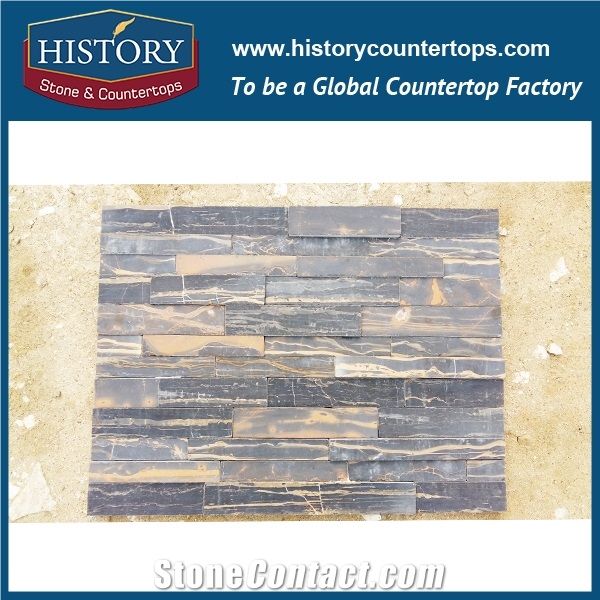 History Stone Natural Surface Pure Pink Marble Culture Stone for Multi-Style Exterior Wall Covering, Corner Panels