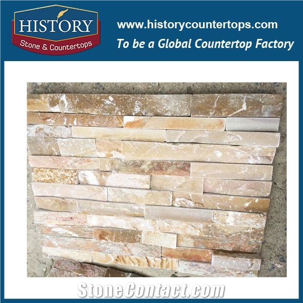 History Stone Polished Exposed Wall Covering, Garden and Park Corner Panels Culture Stone